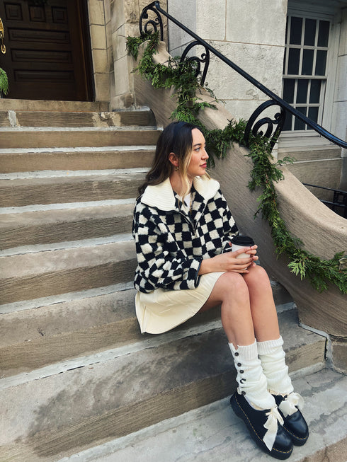 The Sofie Checkered Pullover